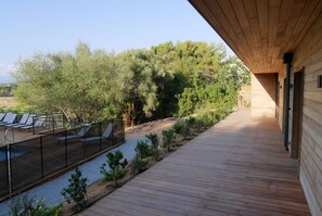 Terrace/patio - Villas Agosta - Acantha - sea view 50 m from the beach, new and luxurious (PIETROSELLA)