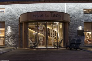 Voorkant van accommodatie