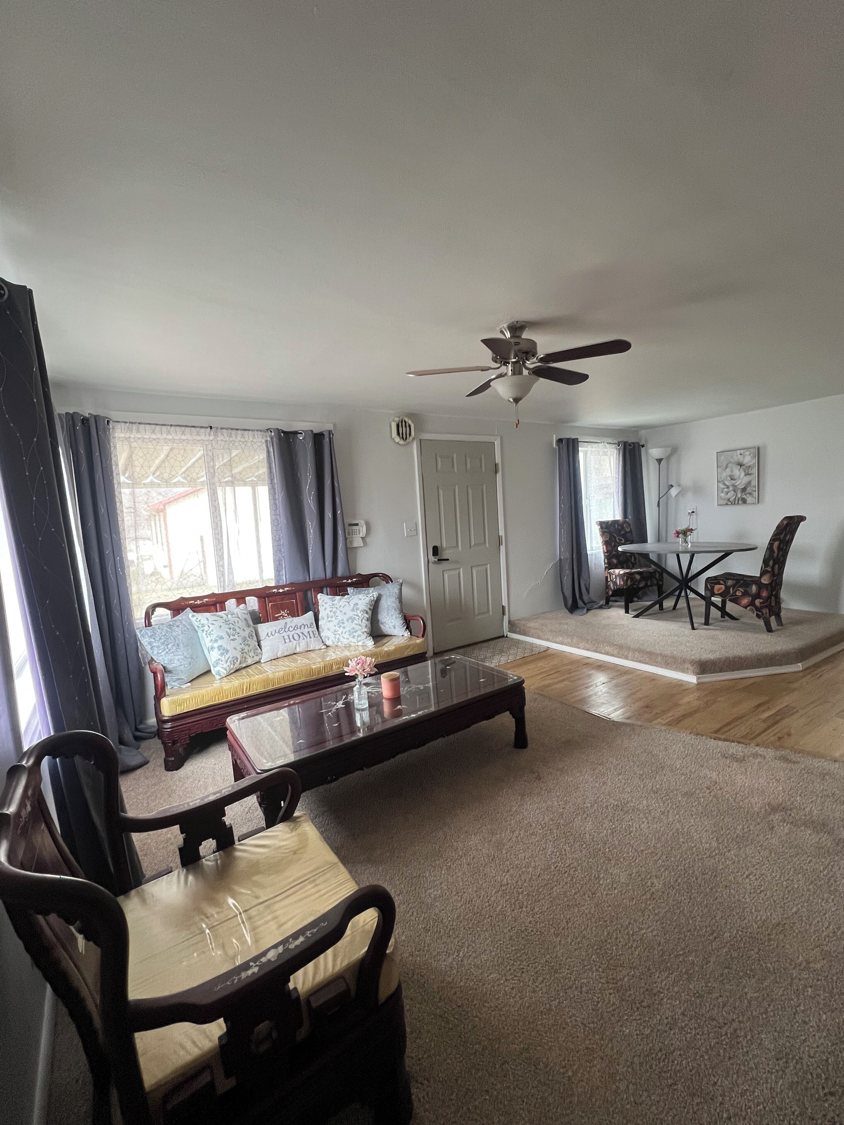 Smart TV, DVD player, video library