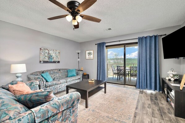 Smart TV, DVD player, books