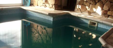 Indoor pool, a heated pool