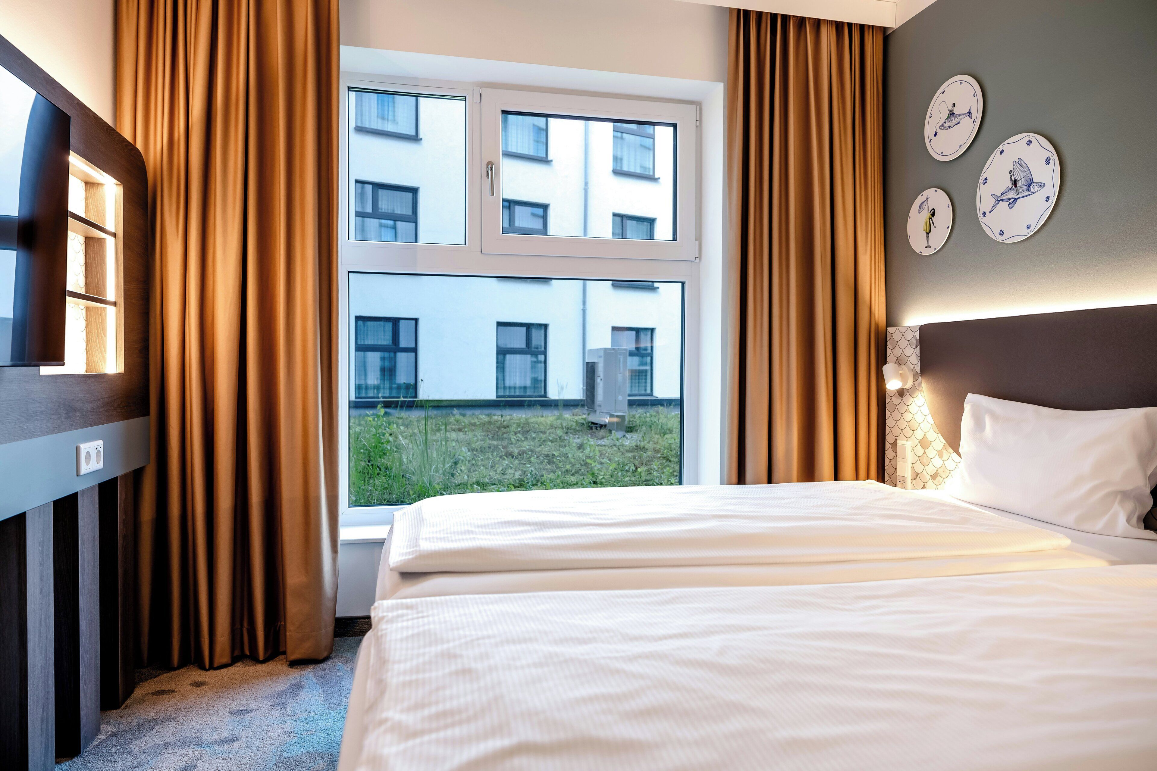Hypo-allergenic bedding, blackout curtains, bed sheets