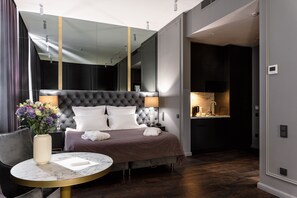 Monolocale Junior, 1 camera da letto, non fumatori, angolo cottura | 1 camera, biancheria da letto di alta qualità, minibar