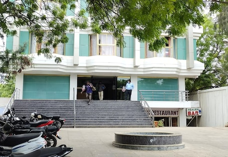 Front of property. Hotel Geetha International