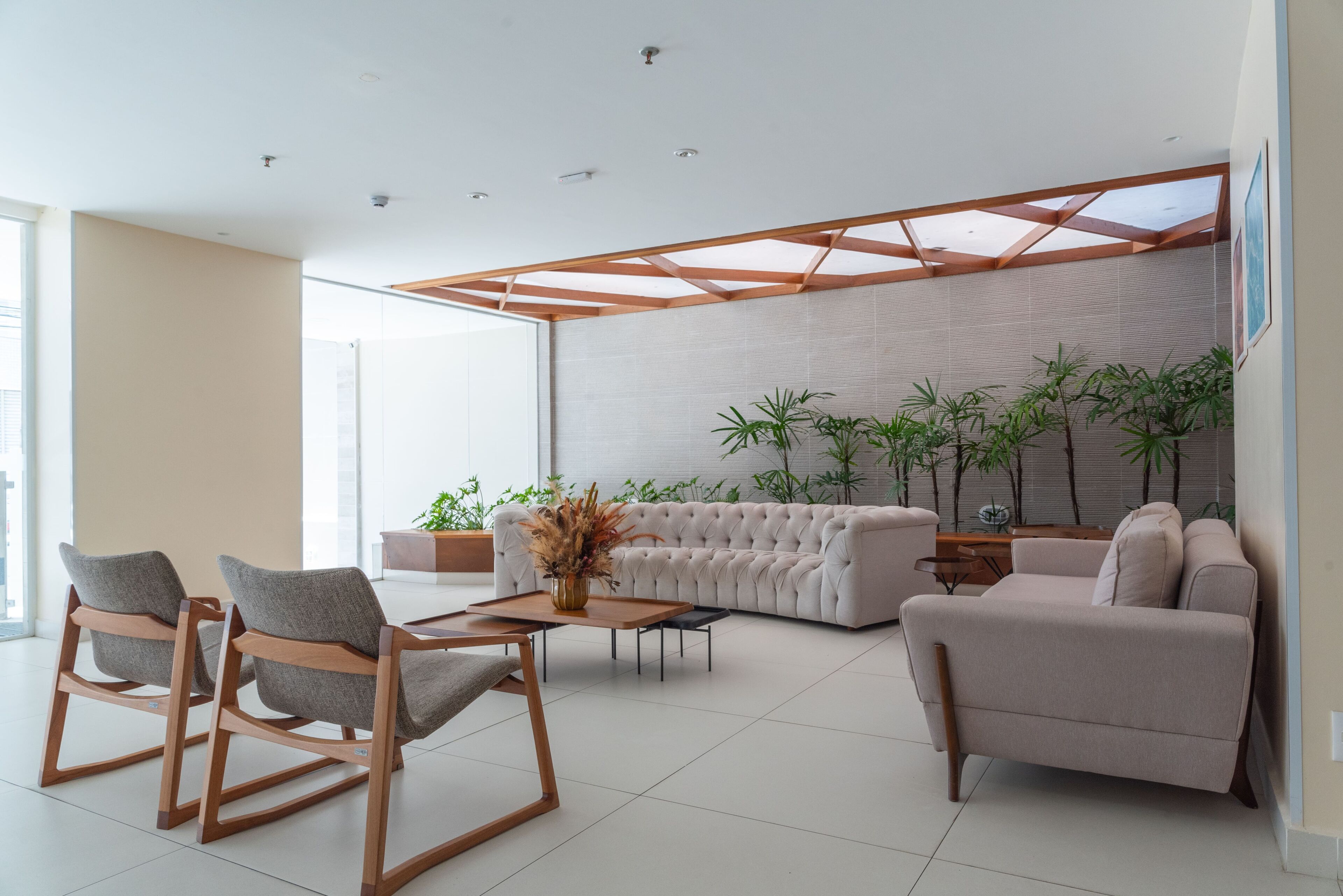 Sala de estar en el lobby