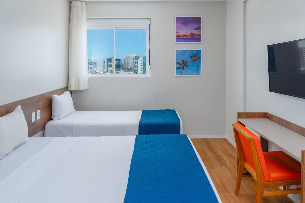 Minibar, in-room safe, desk, blackout curtains