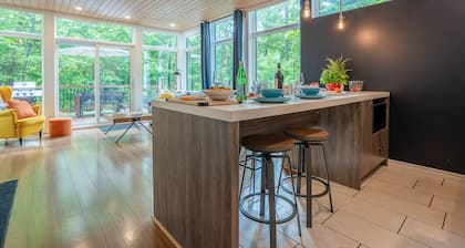 â Le Marco-Polo de Portneuf : Ouvert sur la nature đ SPA privĂ© Piscine Sauna â