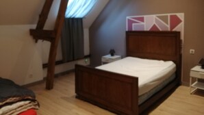2 chambres, fer et planche à repasser, Wi-Fi gratuit