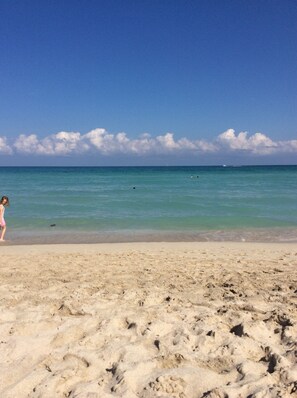 On the beach