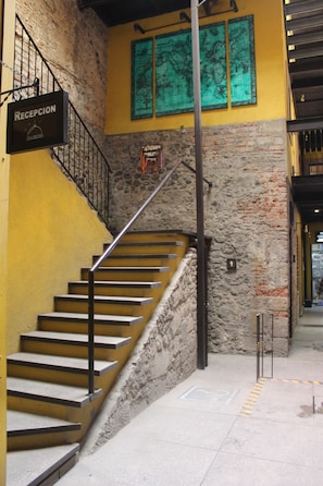 Staircase - Plaza Allende Hotel (Mexico City)