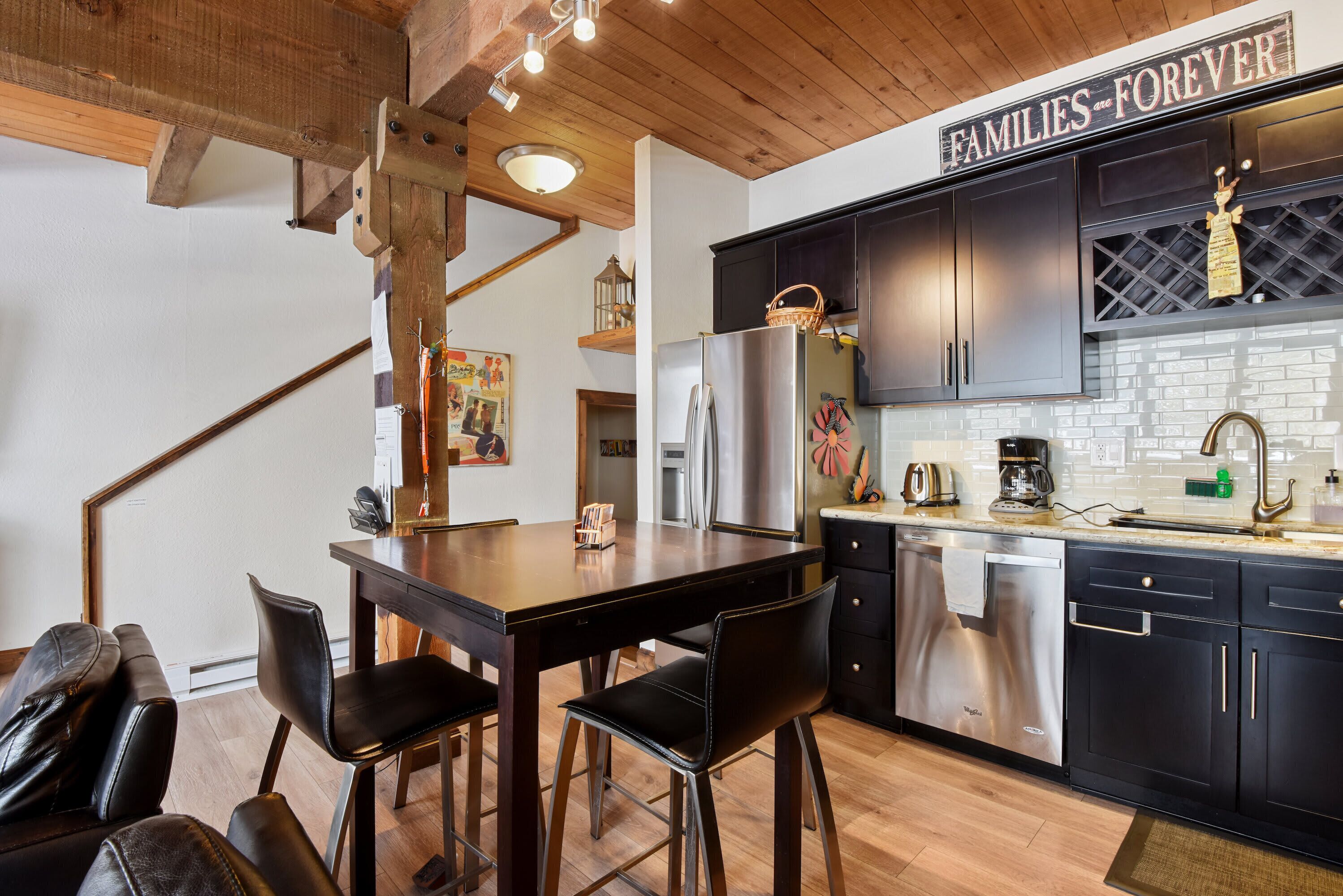 Townhome, Berbilang Katil, Balcony, Mountain View (Alpine Manor Retreat) | Dapur peribadi | Peti sejuk, ketuhar gelombang mikro, ketuhar, dapur 