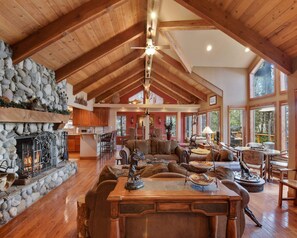 House, Multiple Beds, Hot Tub, Ocean View | Private kitchen | Fridge, microwave, oven, stovetop - Incline Village Tranquility (Incline Village)