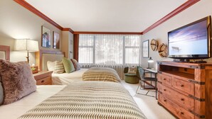 Condo, 2 Queen Beds, Mountain View | 1 bedroom, free WiFi, bed sheets - Resort at Squaw Creek #243 (Olympic Valley)