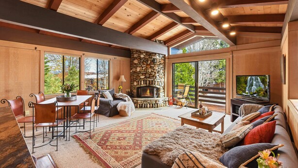 House, Multiple Beds, Hot Tub | Living room - Rocky Ridge Retreat (Tahoe City)