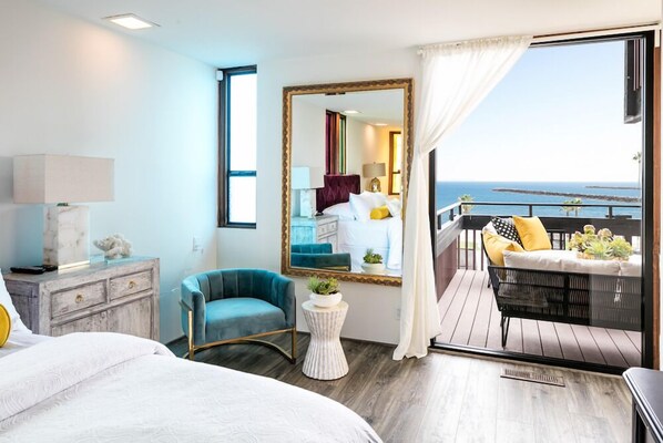 Ferienhaus, Mehrere Betten, Balkon, Meerblick | 3 Schlafzimmer, kostenloses WLAN, Bettwäsche