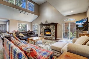 Condo, Multiple Beds, Balcony | Living room - Mystic Pine (Stateline)