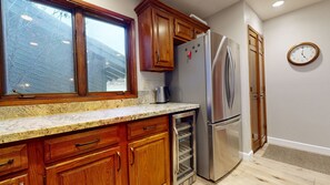 Condo, Multiple Beds, Fireplace, Mountain View (Mammoth Pines #02) | Private kitchen | Coffee/tea maker - Mammoth Pines #02 - Year-round Activities! (Mammoth Lakes)