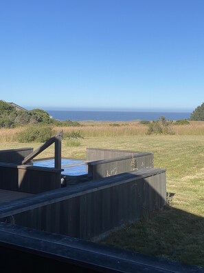 House, Multiple Beds, Hot Tub, Partial Ocean View | View from room