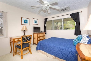 Townhome, Multiple Beds, Patio, Garden View (Surf & Racquet Club #24) | 3 bedrooms, individually decorated, individually furnished, free WiFi
