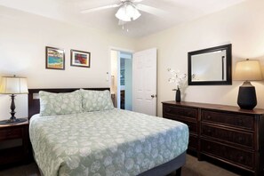 Townhome, Multiple Beds, Patio, Garden View (Surf & Racquet Club #24) | 3 bedrooms, individually decorated, individually furnished, free WiFi