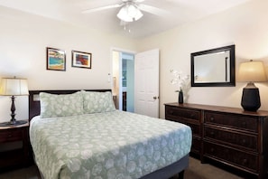 Townhome, Multiple Beds, Patio, Garden View (Surf & Racquet Club #24) | 3 bedrooms, individually decorated, individually furnished, free WiFi