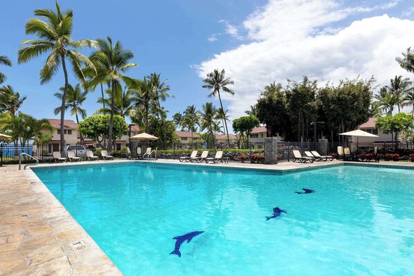 Pool - Surf & Racquet Club #24 New Beds, New You! (Kailua-Kona)
