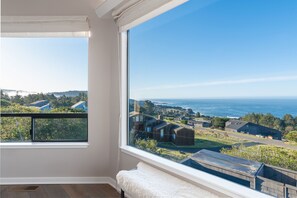 Casa, letti multipli, balcone, vista oceano | Vista dalla camera