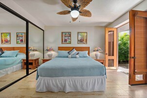 2 habitaciones, escritorio y espacio para trabajar con laptop 