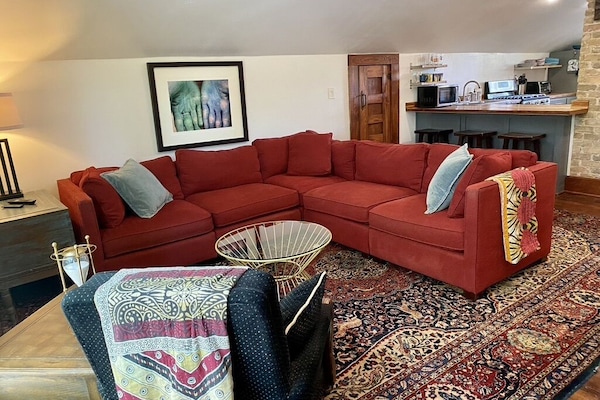 Super comfy down sofa