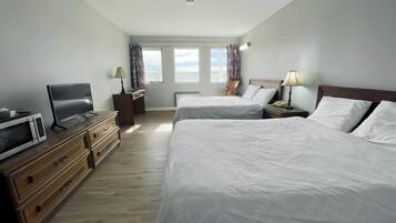 Memory foam beds, individually decorated, individually furnished, desk