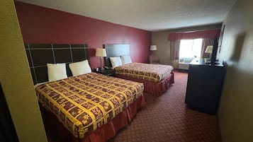 Premium bedding, down comforters, desk, laptop workspace