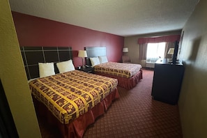 Premium bedding, down comforters, desk, laptop workspace