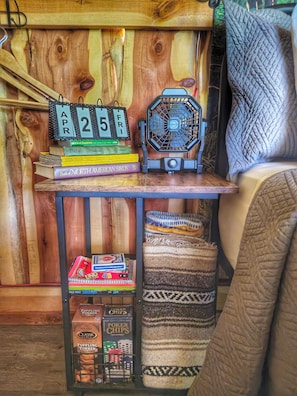 Games room - GlampVentures "Cedar Suncatcher" @river/lake near Smoky Mtns (Newport)
