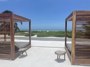 Terrace/patio - Front line house with private pool (Sisal)