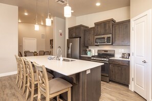 Fridge, microwave, oven, stovetop - Pool and Amenities are Open ! | Family Fun Condo in New Complex | BBQ | Warm Pool | S401 (Saint George)