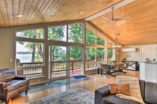 Beach Access & Views: Secluded Anderson Island Gem