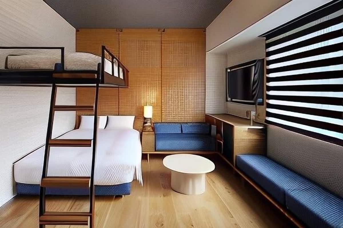 Down duvets, blackout curtains, free WiFi, bed sheets