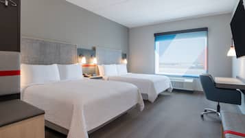 Habitación estándar, 2 camas Queen size | Ropa de cama hipoalergénica y decoración personalizada