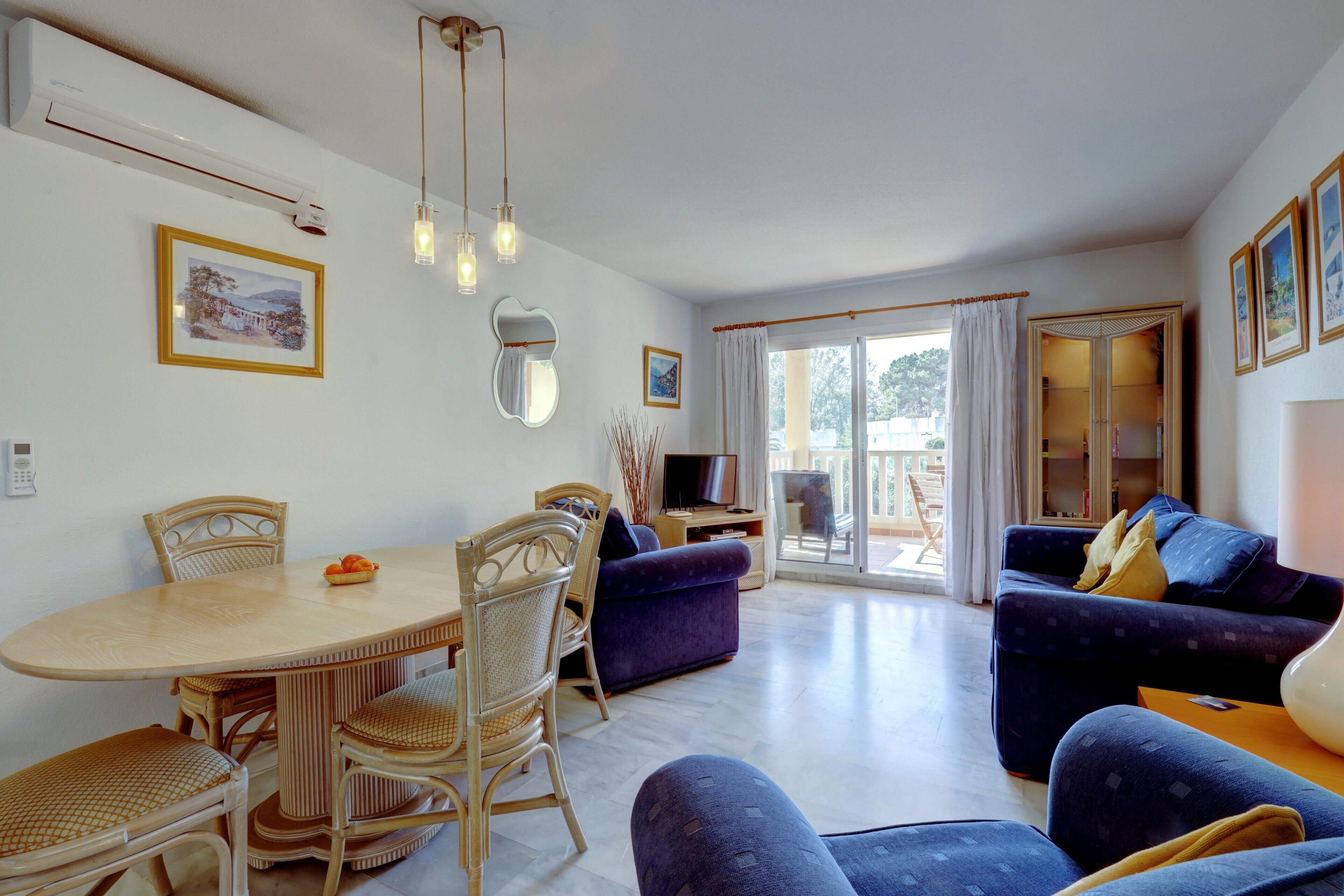 TV, DVD player, stereo