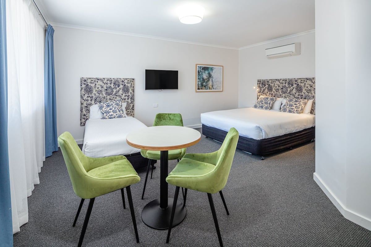 Twin Room | Premium bedding, blackout drapes, iron/ironing board, free WiFi