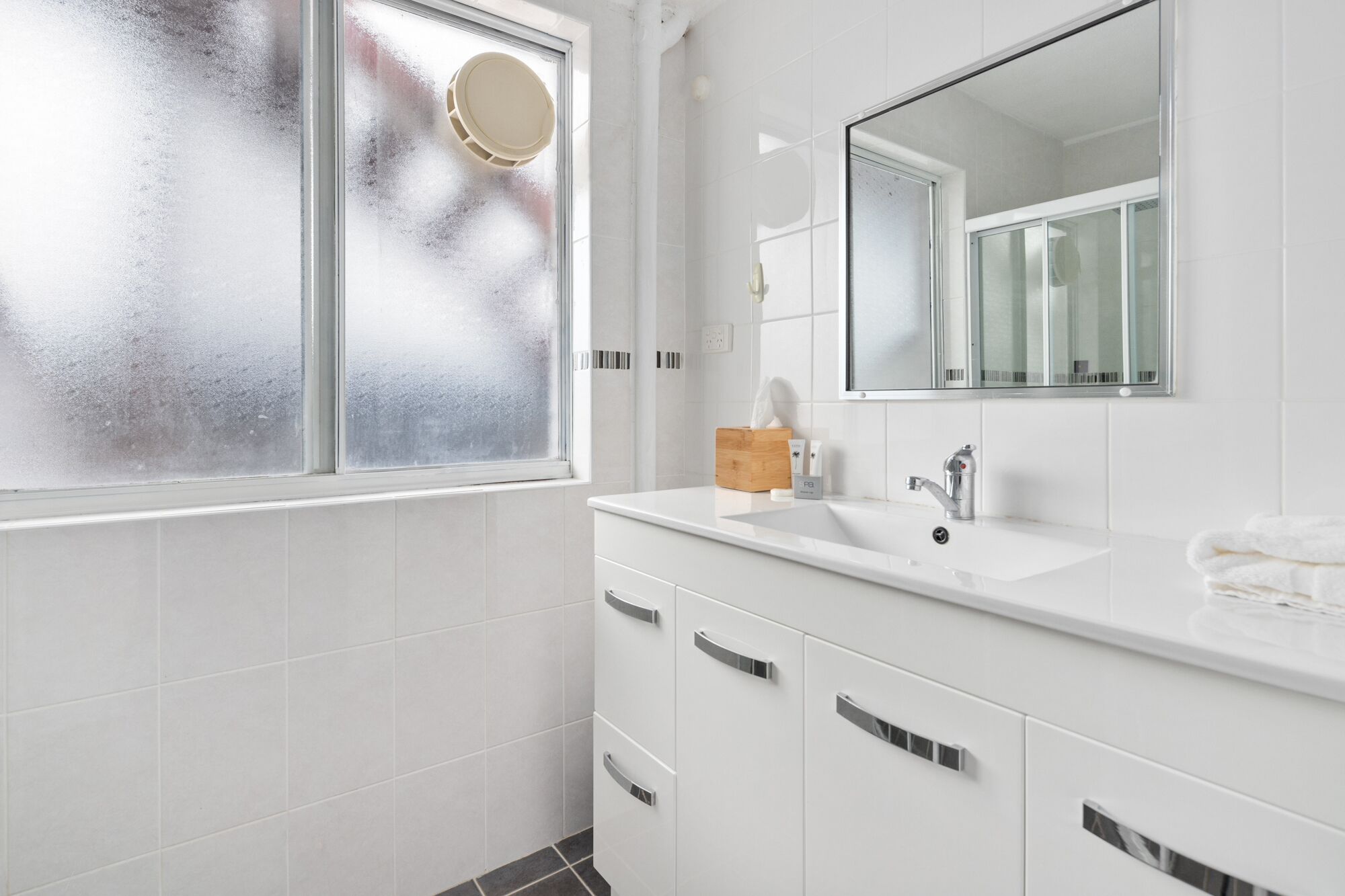 family apartment | bathroom | free toiletries, hair dryer, towels, soap