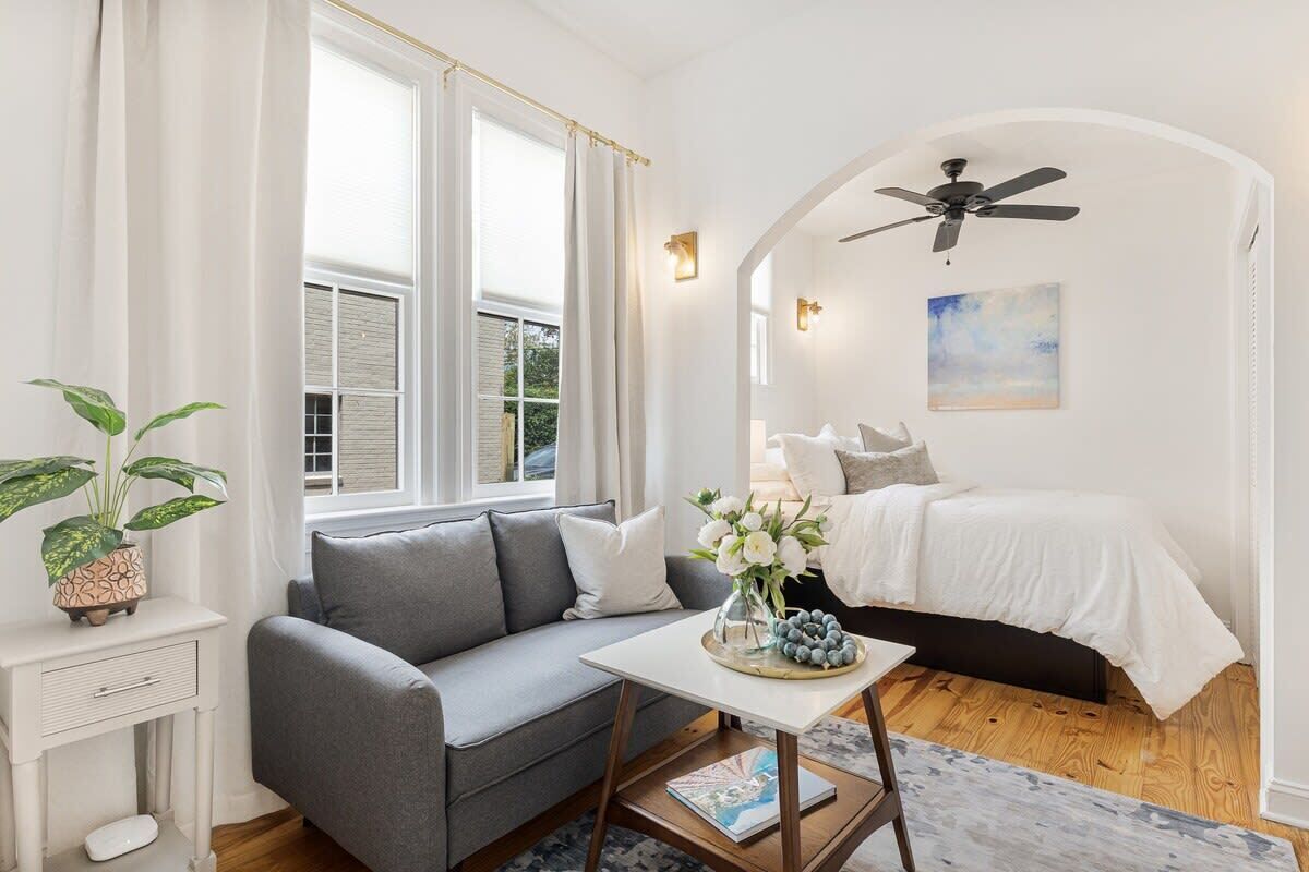 1 chambre, fer et planche à repasser, Wi-Fi, literie fournie