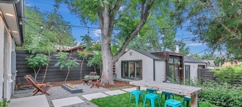 Sunny Carriage House in Denver • Patio + Firepit
