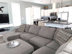 Smart-TV, peis og kontorer