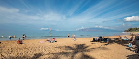 Aan het strand