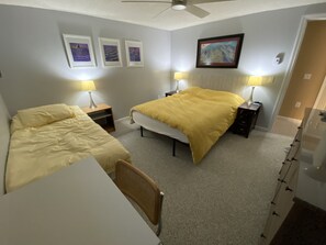 2 bedrooms, desk, free WiFi, bed sheets