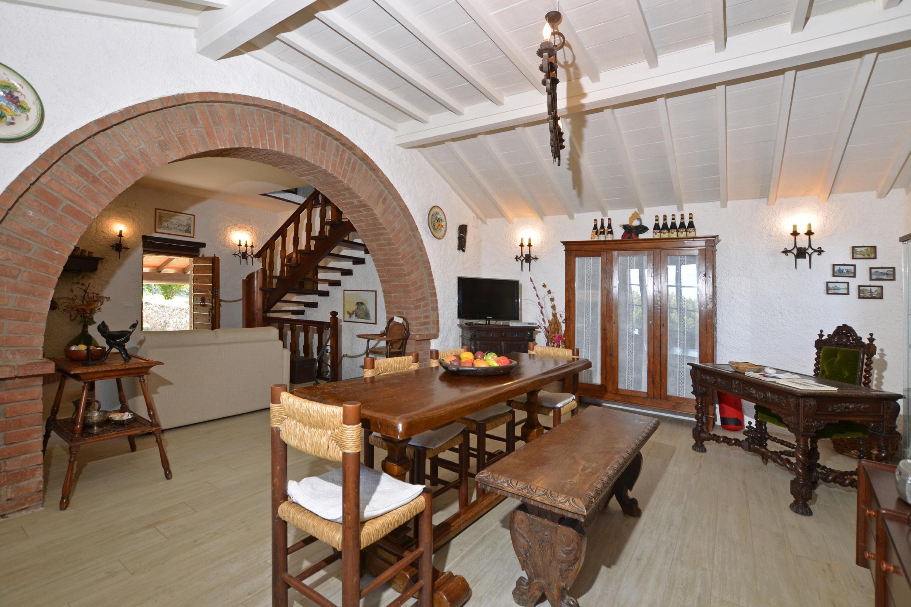 Familienhaus, Mehrere Schlafzimmer, 2 Bäder, Bergseite (Il Fortino) | Speisen