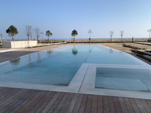 Indoor pool, outdoor pool