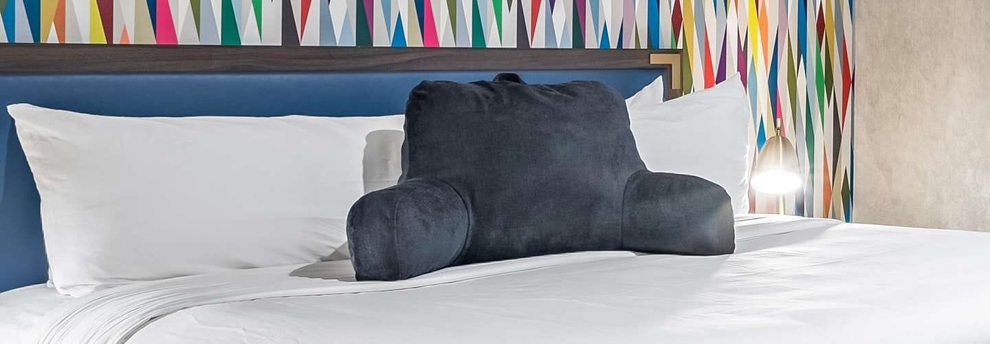 Blackout drapes, WiFi, bed sheets