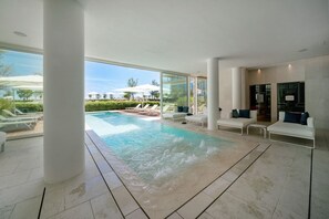 Indoor pool, outdoor pool